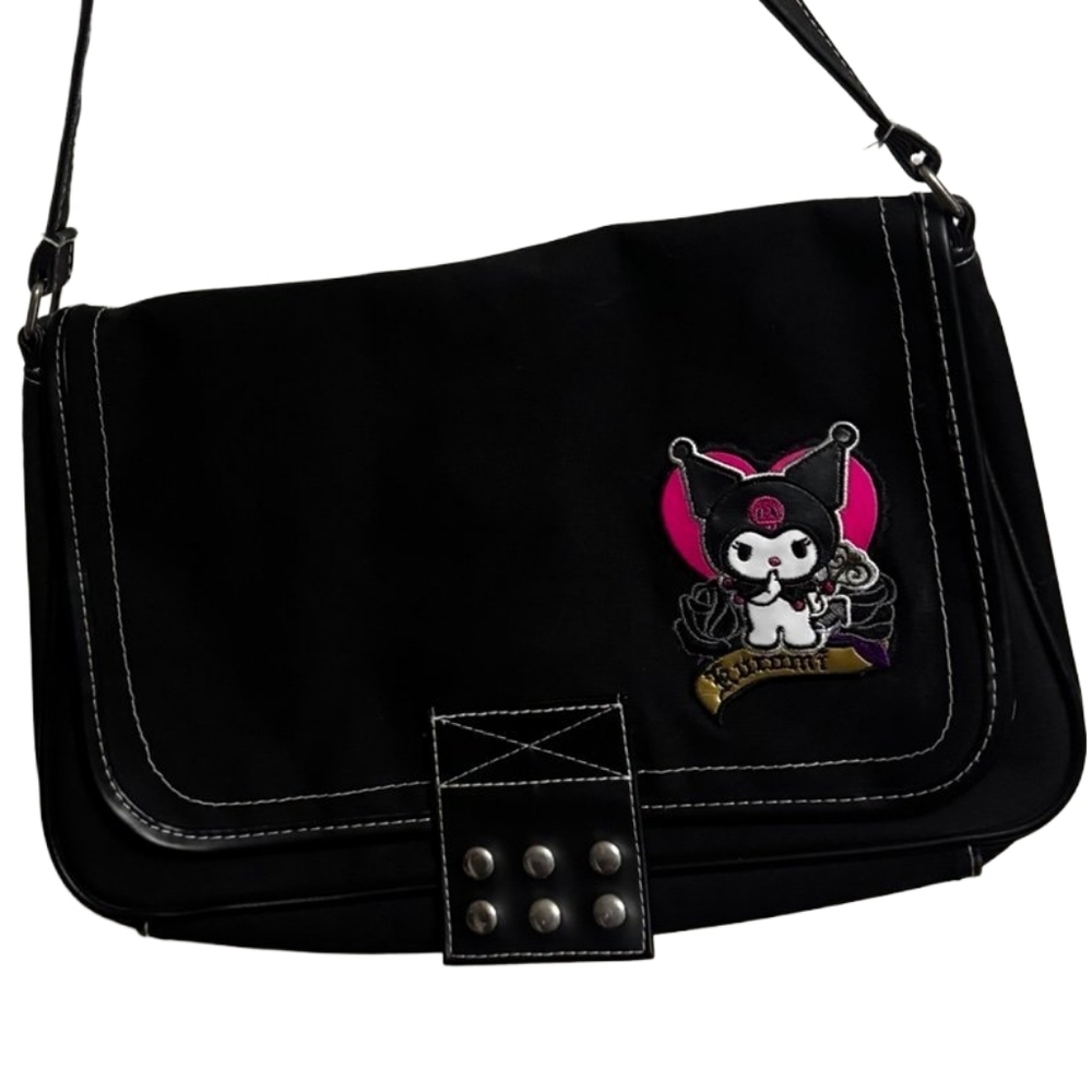 Sanrio Kuromi Crossbody Book Laptop Messenger Bag - Picture 13 of 13